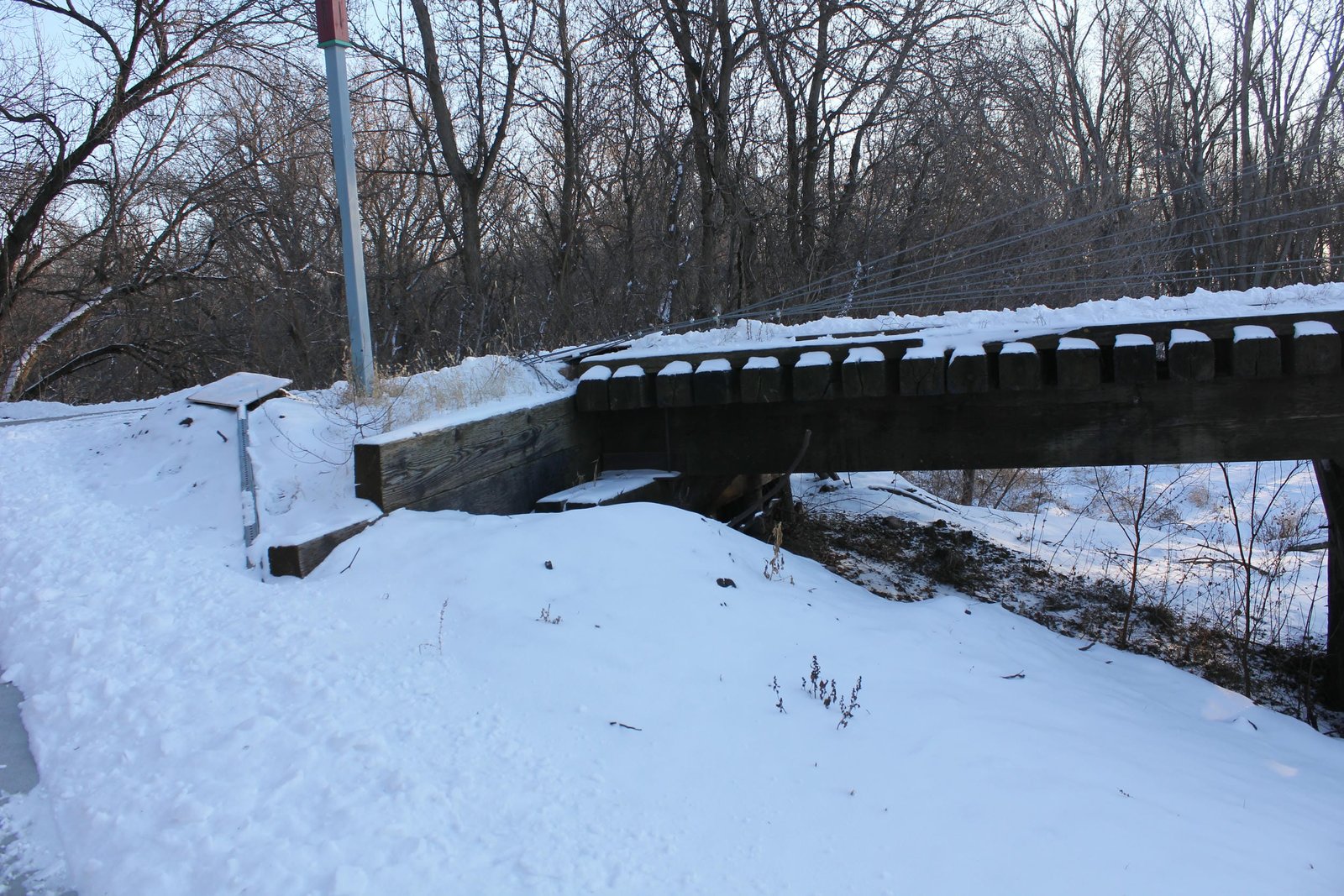 East abutment